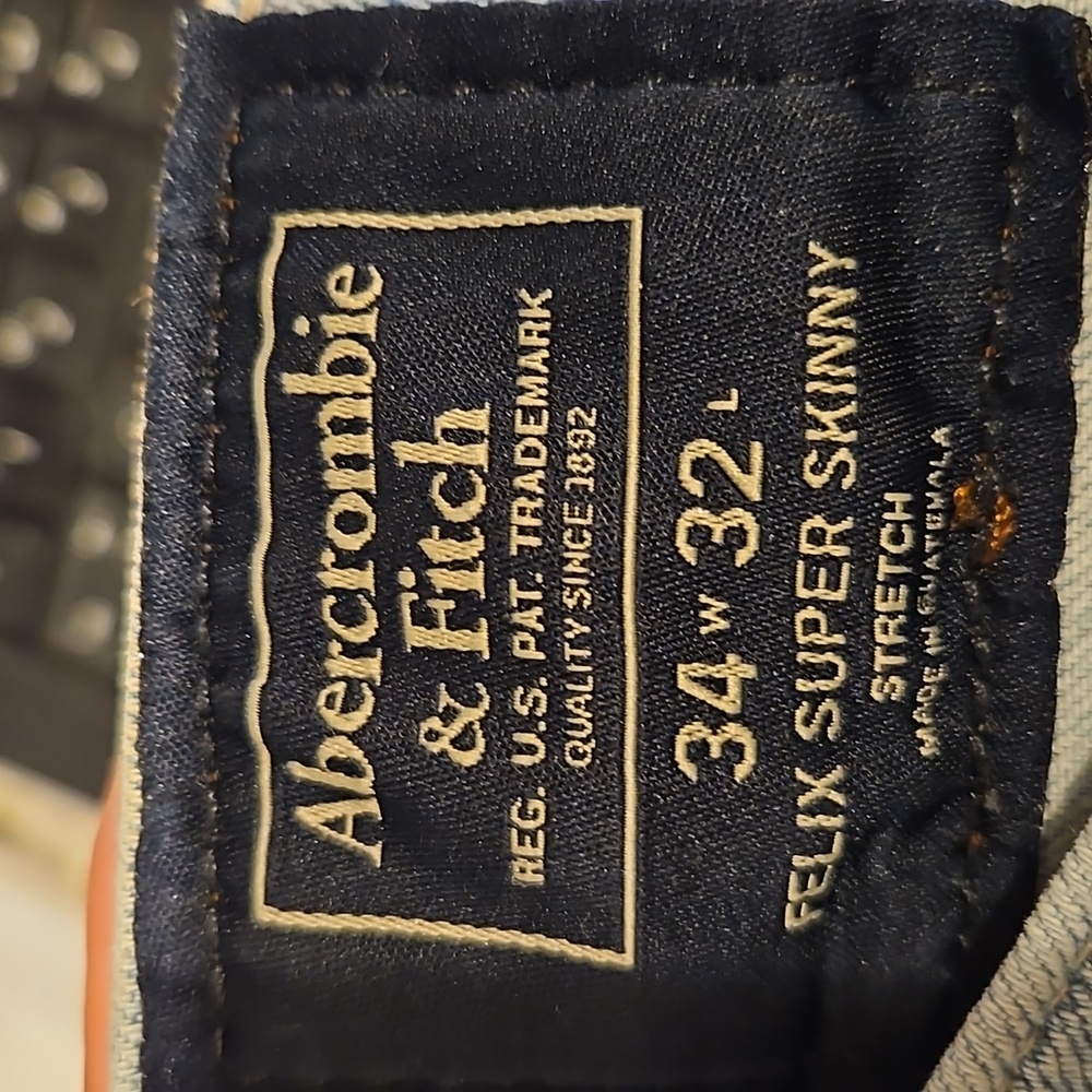 Men's Abercrombie & Fitch Felix super skinny stretch light jeans